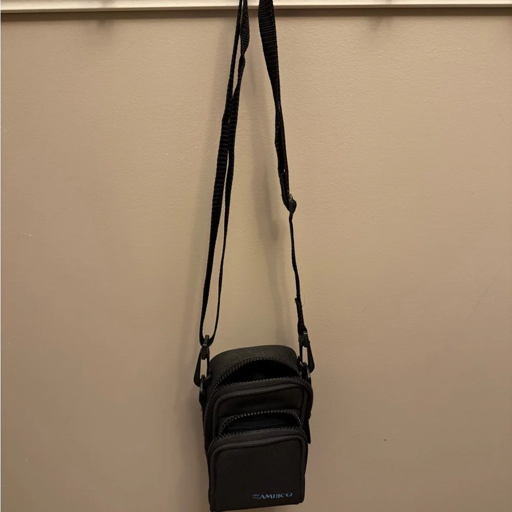 Black Crossbody Bag for Men